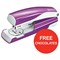 Leitz NeXXt WOW Stapler / 3mm / 30 Sheet Capacity / Purple / Offer Includes FREE Rolos