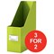 Leitz WOW Click & Store Magazine File / Green / 3 for the Price of 2
