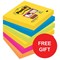 Post-it Super Sticky Removable Notes / 76x76mm / Rio / 12 Pads of 90 Notes / Redeem your FREE Tote Gift Bag