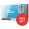 Durable Pushbox Duo Card Holder / 87x54mm / Pack of 10 / Offer Includes FREE Blue Lanyards