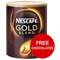 Nescafe Gold Blend Instant Coffee / 750g Tin x 2 / Offer Includes FREE Kit-Kats
