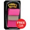 Post-it Index Flag / Bright Pink / 24 Pads of 50 Notes / Redeem your FREE Tote Gift Bag
