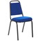 Trexus Visitor Banqueting Chair, Black Frame, Blue