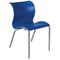 Trexus Stacking Chair Lightweight Stackable W440xD400xH800mm Blue