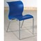 Trexus Stacking Chair Lightweight Stackable W440xD400xH800mm Blue