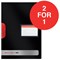 Black n' Red Swing Clip Files / Black / Pack of 5 / Buy One Get One FREE