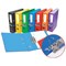 Rexel Colorado A4 Lever Arch Files / Plastic / 80mm Spine / Black / Pack of 10 / Offer Includes FREE Plastic Pockets