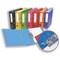 Rexel Colorado A4 Lever Arch Files / Plastic / 80mm Spine / Red / Pack of 10 / Offer Includes FREE Plastic Pockets
