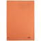 Elba Square Cut Folders, 290gsm, Foolscap, Orange, Pack of 100