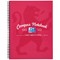 Oxford Campus Laminated Card Cover Wirebound Notebook, A4+, 4 Hole, 140 Pages, Pack of 5