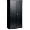 Trexus Tall Steel Storage Cupboard - Black