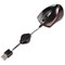 Hama Mouse Optical 3 Button Retractable Cord for Notebook Black