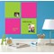 Rexel Square Tile Magnetic Drywipe Board / 360x360mm / Lime