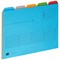 Oxford Tabbed A4 Folder, Set of 5, Assorted, Pack of 5 100330160