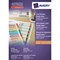 Avery ReadyIndex Dividers / 1-15 / Multicoloured Mylar Tabs / A4 / White