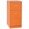 GLO by Bisley BS3C Filing Cabinet 3-Drawer H1016mm Orange Ref BS3C