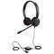 Jabra Evolve 20 Padded Headset USB Noise Cancellation Wideband Black Ref 60489