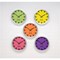GLO Aluminium Wall Clock Purple Face 310mm Diameter