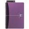 Oxford Metallics Wirebound Notebook / A4 / Ruled / 180 Pages / Purple / Pack of 5