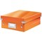 Leitz WOW Click & Store Organiser Box / Small / Orange
