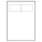 Avery Integrated Double Label Sheet / 85x54mm / White / L4840-100 / 100 Sheets