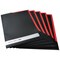 Black n' Red L Folders - Pack of 5
