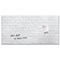 Sigel Artverum Tempered Glass Board, Magnetic, W910xH460mm, White Brick