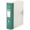 Hermes Plastic Box File, 80mm Spine, A4, Metallic Green