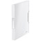 Leitz Style Plastic Box File / 30mm Spine / A4 / White