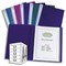 Snopake Electra Display Books / 24 Pockets / A4 / Assorted / Pack of 10