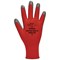 Polyco Nitrile Gloves, Medium, Red & Black, Pair