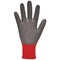 Polyco Nitrile Gloves, Medium, Red & Black, Pair