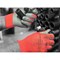 Polyco Nitrile Gloves, 15 Gauge, Large, Red & Black, Pair