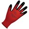 Polyco Safety Gloves, Light-duty, Level 1, Large, Red & Black, Pair