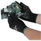 Polyco Polyurethane Palm Breathable Gloves, Seamless, Extra Large, Black, 12 Pairs