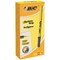 Bic Briteliner Grip Highlighter Pens / Chisel Tip / Yellow / Pack of 12