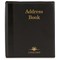Telephone Index Book Binder with Matching A-Z Index and 20 Sheets, A5, Black