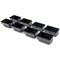 Safescan 4141CC Coin Cup Set of 8 33.5g Cups - Black