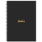 Rhodia Meeting Book Hardback Wirebound 160pages 90gsm A4 Black [Pack 3]