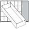 Raaco Insert Storage Solution for Small Parts Robust Polypropylene Transparent Ref 103695 [Pack 12]