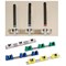 Robert Scott & Sons Broom Clips Wall Tidy Grip System Capacity for 3x Handles White Ref 101770WHITE