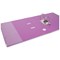 Elba A4 Lever Arch Files with Clear PVC Cover / 70mm Spine / Purple / Pack of 10