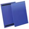 Durable Magnetic Document Sleeves, A4, Portrait, Blue, Pack of 50