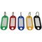 5 Star Key Fob with Label, 50x22mm, Assorted, Pack of 20