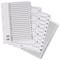 Concord Classic Index Dividers, 1-31, Mylar Tabs, A4, White