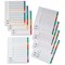 Concord Index Dividers / Extra Wide / A-Z / Multicoloured Tabs / A4 / White