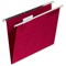 Elba VerticFiles Ultimate Suspension Files / V Base / 15mm Capacity / Foolscap / Red / Pack of 50