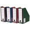 Fellowes Bankers Box Premium Magazine File / Fastfold / A4+ / Green & White / Pack of 10
