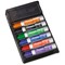 Sharpie Whiteboard Marker Organiser Set / Includes 6 Assorted Chisel Tip Markers & Eraser