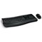 Microsoft 5050 Comfort Keyboard and Mouse Set, Wireless, Black